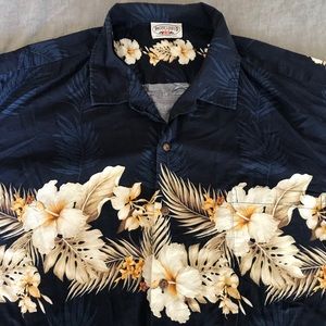 3x Hawaiian blue button up